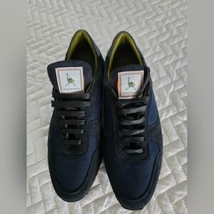 Inkerman Men's Black and Blue Sneakers